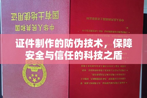 七星证件制作的防伪技术，保障安全与信任的科技之盾
